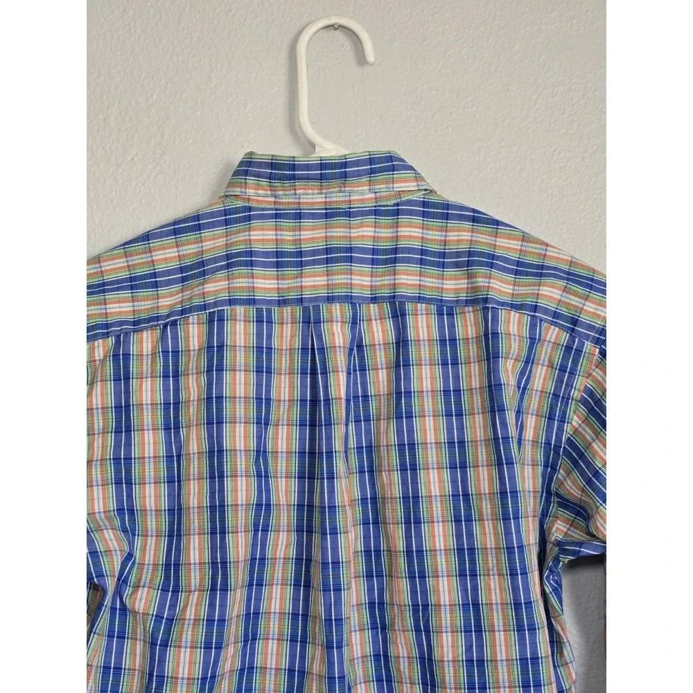 Ralph Lauren Plaid Button‎ Down Long Sleeve Shirt Preppy Casual L(16/18)